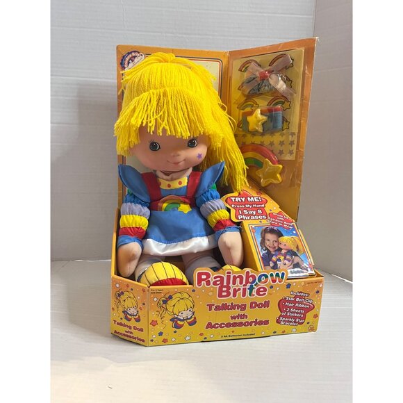 Vintage 2004Rainbow Brite Talking Doll With Accessories hallmark in box - Picture 1 of 12